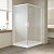 Душевой уголок Vegas Glass ZA-F 120*80 01 10 профиль белый, стекло сатин