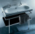 Раковина Hatria Daytime 110 см, два отверстия Раковина Hatria Daytime 110 см, два отверстия