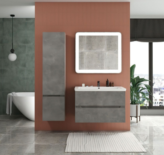 Шкаф-пенал Art&Max Techno 40 R айс какао