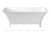 Ванна из искусственного камня Aquanet Bloom Curve TC-S91 170x83 см. глянцевая Ванна из искусственного камня Aquanet Bloom Curve TC-S91 170x83 см. глянцевая