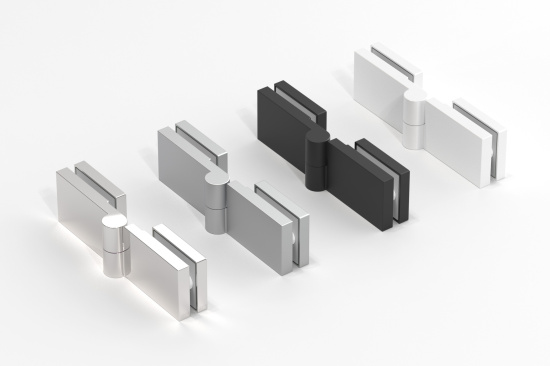 Душевая дверь в нишу Vegas Glass  AFP-F Retta 130 08 02 L, профиль глянцевый хром, стекло шиншилла