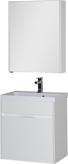 Зеркало-шкаф Aquanet Латина 60 белый