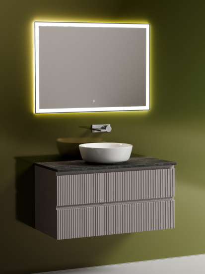 Тумба с раковиной Sancos Snob T 100 Doha Soft SNT100SM, подвесная