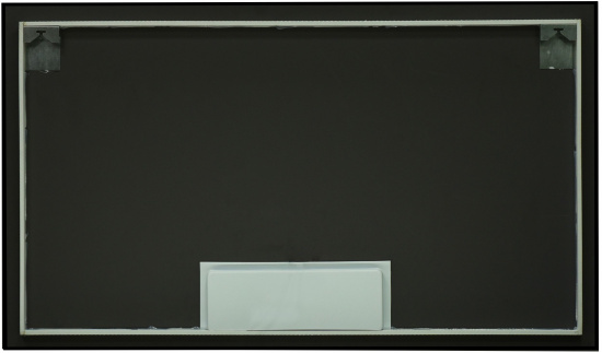 Зеркало Diwo Элиста 120 черное, с подсветкой светодиодной, инфракрасный выключатель