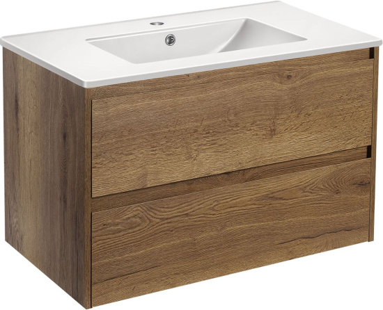 Мебель для ванной Vincea Gio 80 дуб табак