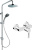 Душевой комплект VitrA System Rain A49234EXP
