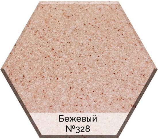 Смеситель для кухни AquaGranitEx C-3040 бежевый