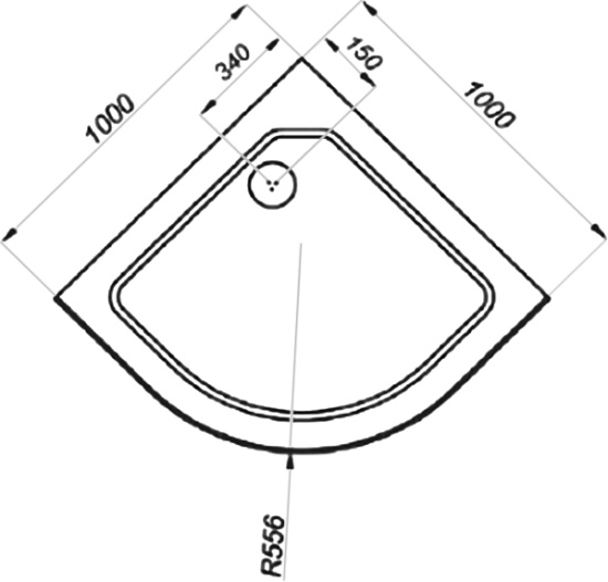 Поддон для душа Triton ПД7 100х100