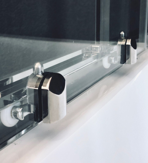 Душевой уголок Royal Bath RB 100BK-T-CH с поддоном