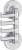 Крючок Ellux Elegance ELE 004 поворотный