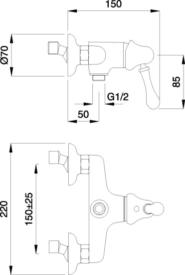 Смеситель для душа Migliore Maya ML.MAY-8938.CR хром