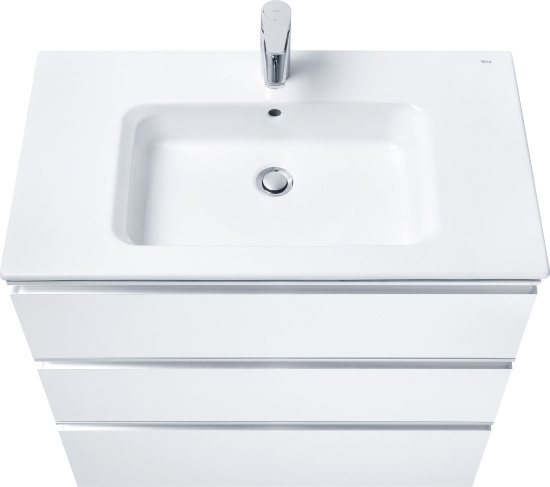 Мебель для ванной Roca The Gap 80, 3 ящика, белый глянец
