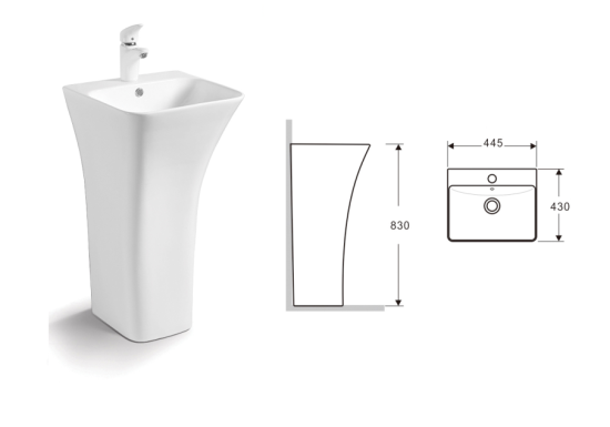 Напольная раковина CeramaLux G-315