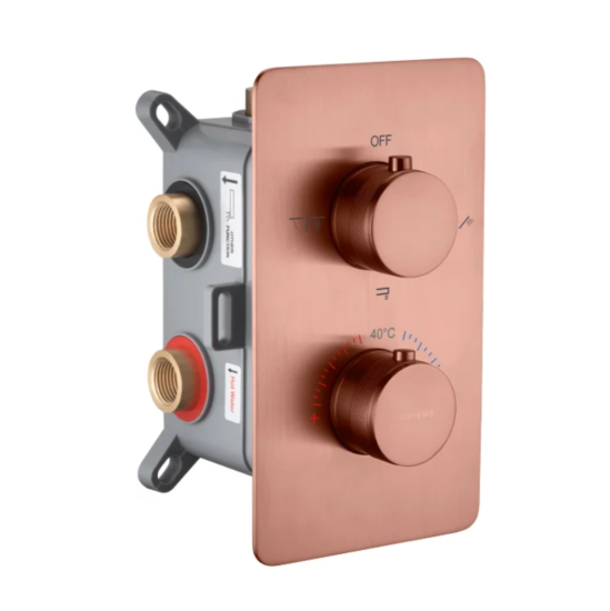 Смеситель для душа Boheme Cell 134-3-CB с термостатом