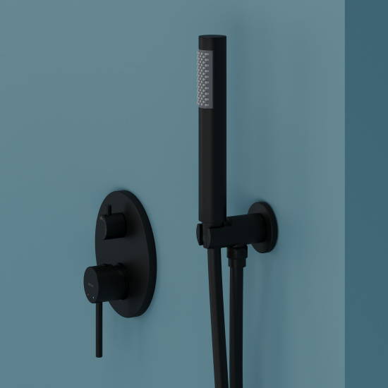 Душевая система SANCOS Select SC3003MB, черная матовая