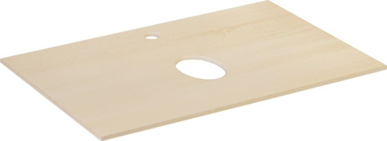 Мебель для ванной Raval Frame 75 со столешницей, белая, дуб сонома, подвесная