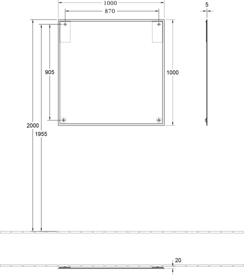 Мебель для ванной Villeroy & Boch Finion 100 white matt lacquer, с настенным освещением