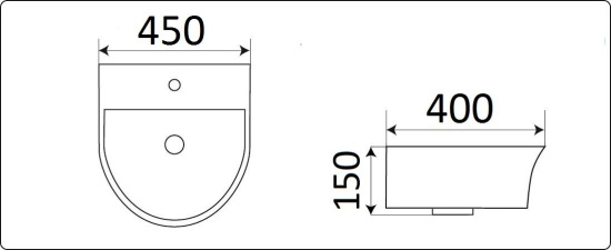 Раковина CeramaLux 78370A