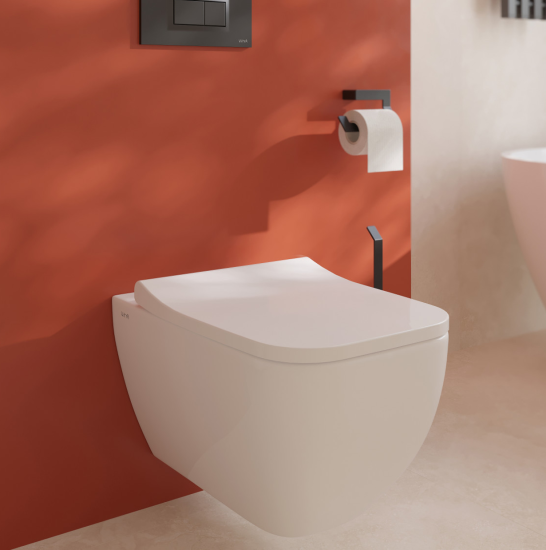 Инсталляция с унитазом VitrA Shift 9855B003-7206 с кнопкой хром