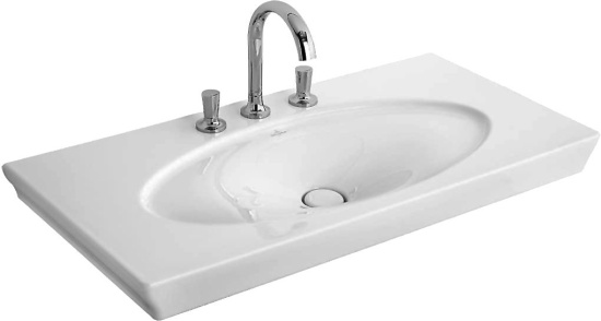 Тумба с раковиной Villeroy & Boch La belle A58400DJ белый глянец