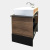Тумба с раковиной Comforty Штутгарт 60 подвесная, дуб тёмно-коричневый Тумба с раковиной Comforty Штутгарт 60 подвесная, дуб тёмно-коричневый