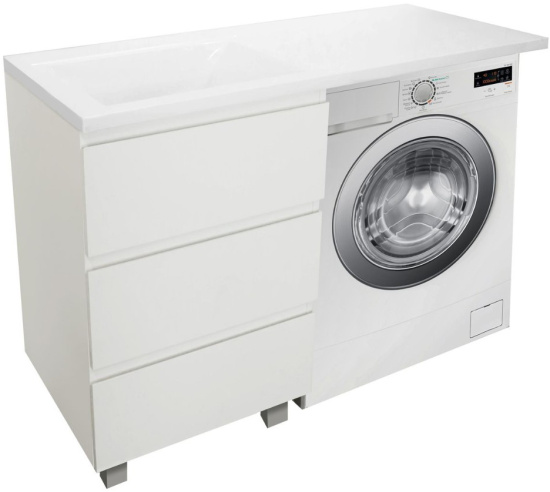 Тумба с раковиной Эстет Dallas Luxe 115 напольная, 3 ящика