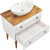 Мебель для ванной ASB-Woodline Каталина 80 белая Мебель для ванной ASB-Woodline Каталина 80 белая