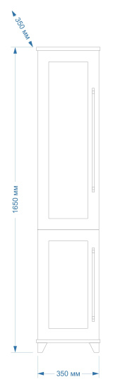 Пенал Misty Марта L венге
