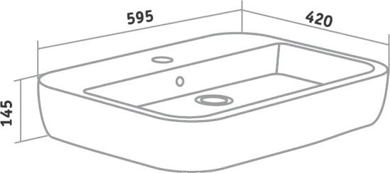Мебель для ванной Runo Вудлайн 85, скандинавский дуб, раковина Caspia 60 Square