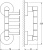 Крючок Artwelle Harmonie HAR 011 поворотный