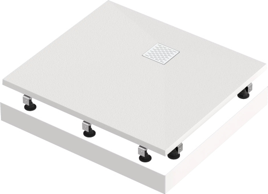 Поддон для душа Good Door Essentia 80x100, с сифоном, белый