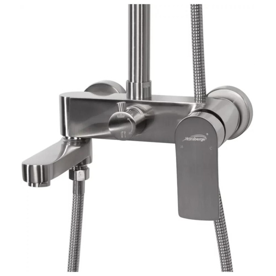 Душевая стойка Hansberge H5049NK, никель