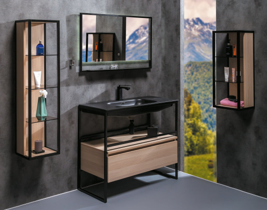 Мебель для ванной Armadi Art Loft 120 light wood, напольная