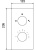 Смеситель с термостатом для душа RGW Shower Panels SP-42-03 с внутренней частью Смеситель с термостатом для душа RGW Shower Panels SP-42-03 с внутренней частью