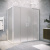 Душевой уголок Vegas Glass Z2P+ZPV NOVO 215*70 01 10, профиль белый, стекло сатин