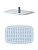 Верхний душ Wonzon & Woghand WW-88DP03-CR