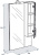 Мебель для ванной Triton Кристи 60 R, 3 ящика, белая