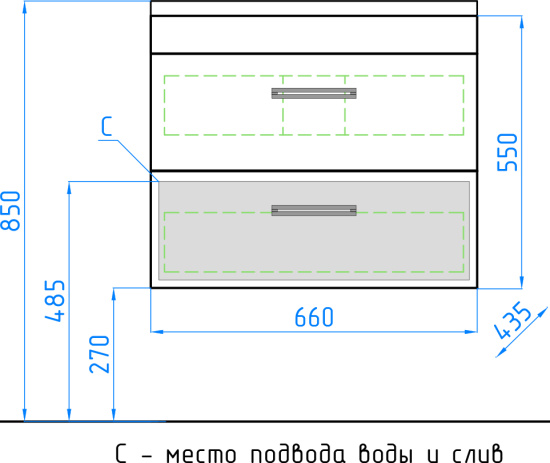 Тумба с раковиной Style Line Лотос 70 Plus подвесная, шелк зебрано