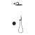 Душевая система SANCOS Link SC3005MB, черная матовая