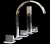Смеситель на борт ванны Royal Bath Triumph LT501/RB501