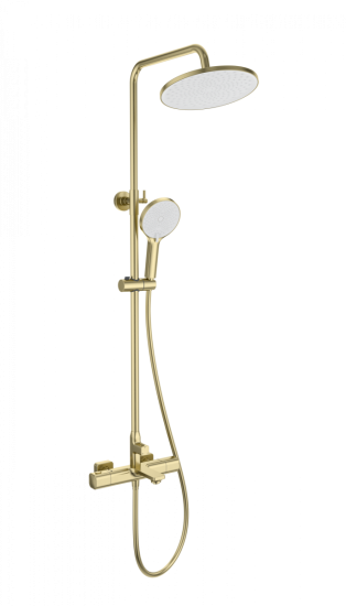 Душевая стойка Wonzon & Woghand Solid WW-C3011-A-BG с термостатом