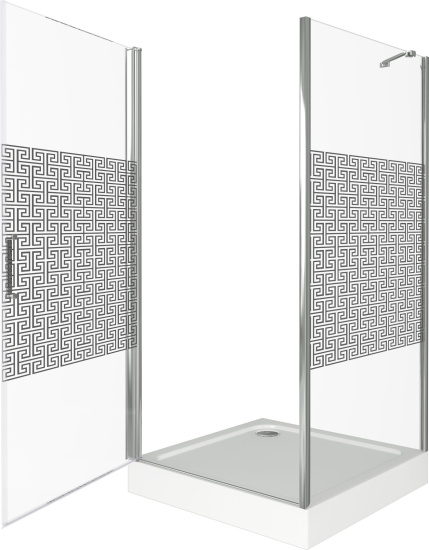 Душевой уголок Good Door Fantasy CR-90-F-CH 90x90