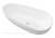 Ванна из искусственного камня Aquanet Miracle TC-S06B 170x85 см. матовая Ванна из искусственного камня Aquanet Miracle TC-S06B 170x85 см. матовая