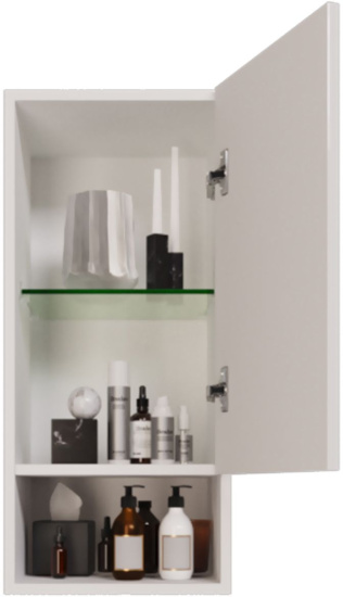 Шкаф Dreja Perfecto 35 правый, белый глянец