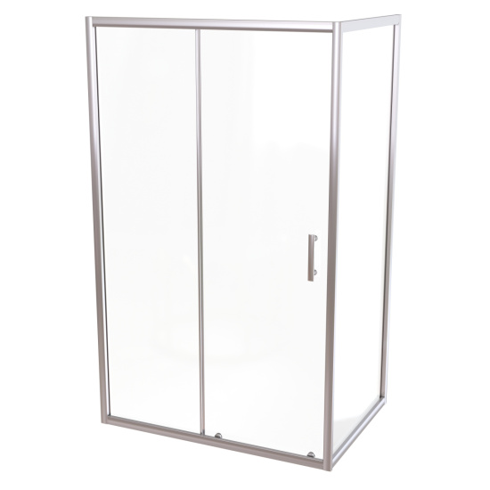 Душевой уголок Taliente TA-N-150-10-1CP, профиль глянцевый хром, стекло прозрачное