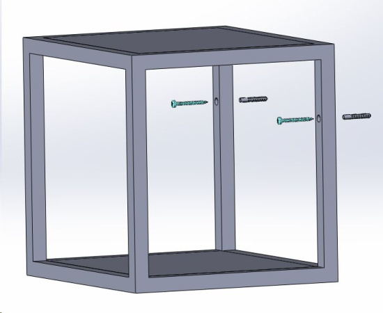 Полка Aquaton Лофт Фабрик дуб кантри