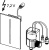 Кнопка смыва TECE filo urinal 9242063 7,2 V черная