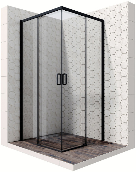 Душевой уголок Ambassador Queen 11011203Black 90x90 см