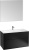 Мебель для ванной Villeroy & Boch Finion 100 black matt lacquer, с настенным освещением Мебель для ванной Villeroy & Boch Finion 100 black matt lacquer, с настенным освещением