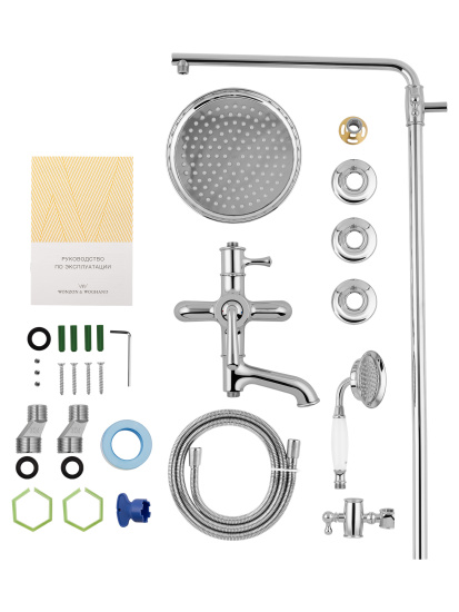 Душевая стойка Wonzon & Woghand Steam WW-88739008-CR